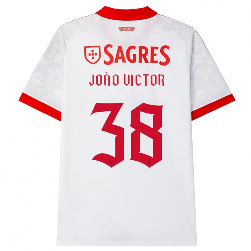 Danxen Criança Camisola Joao Victor #38 Branco Vermelho Amarelo Alternativa 2026/27 Camisa Brasil