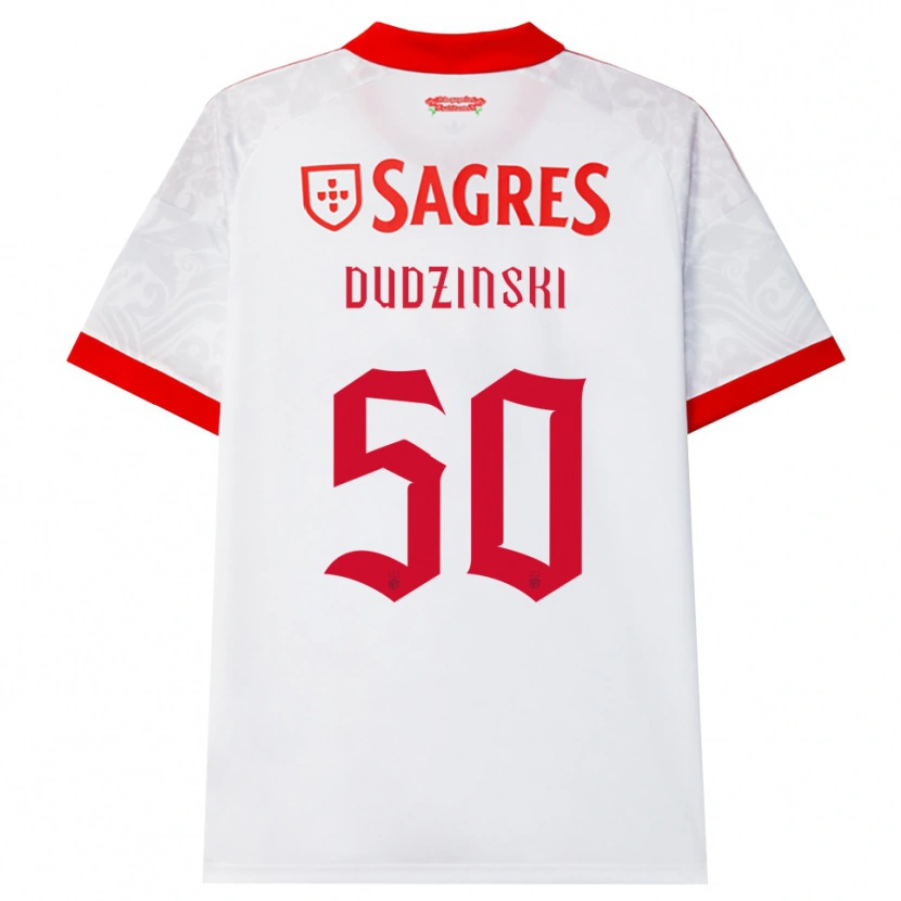 Danxen Criança Camisola Marcel Dudzinski #50 Branco Vermelho Amarelo Alternativa 2026/27 Camisa Brasil