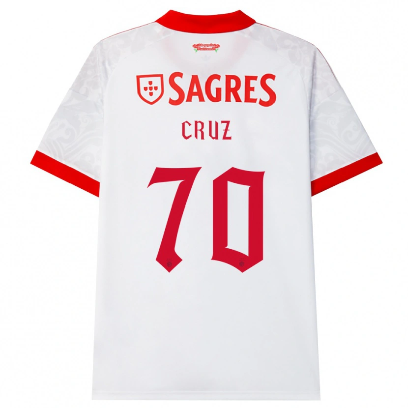 Danxen Criança Camisola Filipe Cruz #70 Branco Vermelho Amarelo Alternativa 2026/27 Camisa Brasil