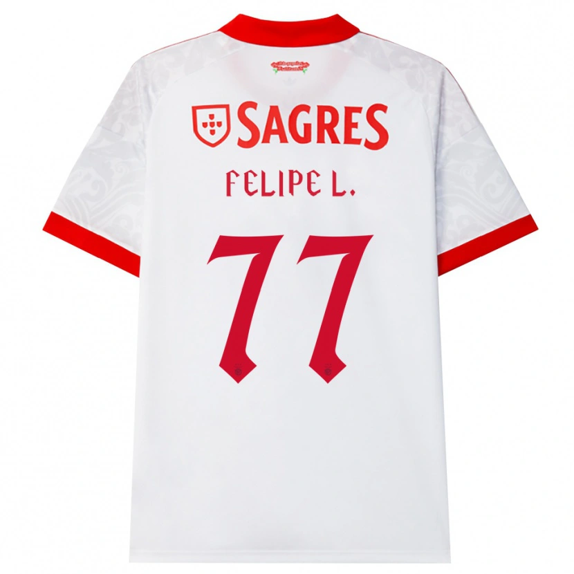 Danxen Criança Camisola Felipe Lima #77 Branco Vermelho Amarelo Alternativa 2026/27 Camisa Brasil