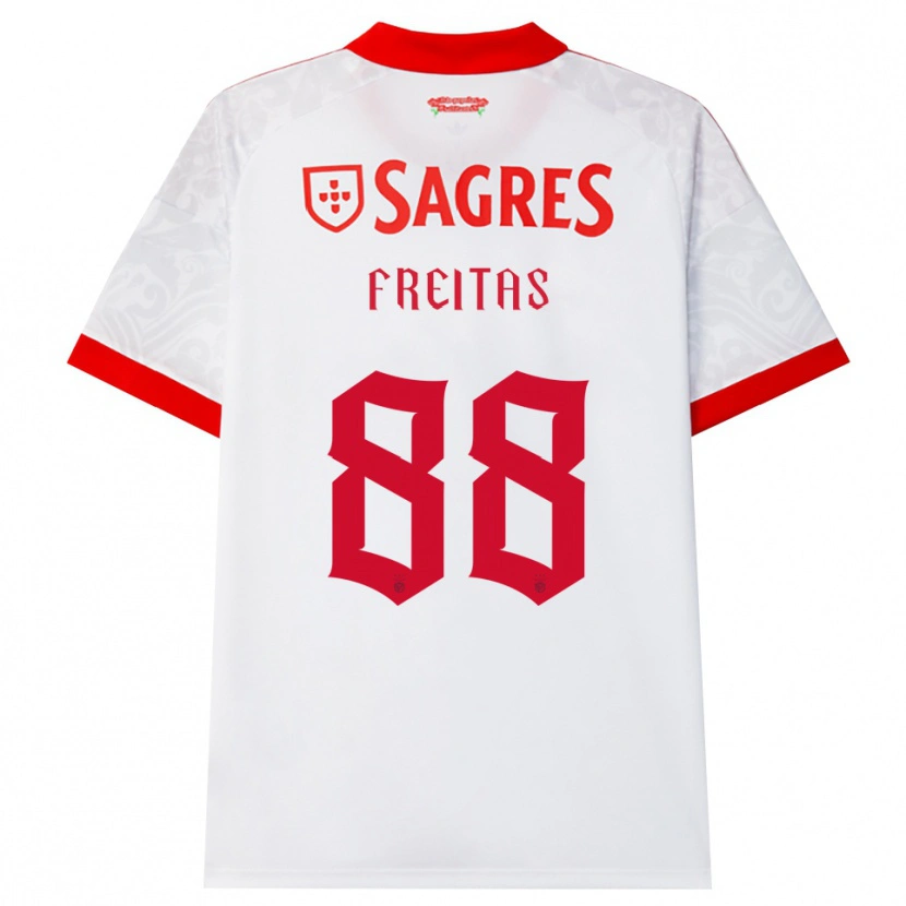 Danxen Criança Camisola Tiago Freitas #88 Branco Vermelho Amarelo Alternativa 2026/27 Camisa Brasil
