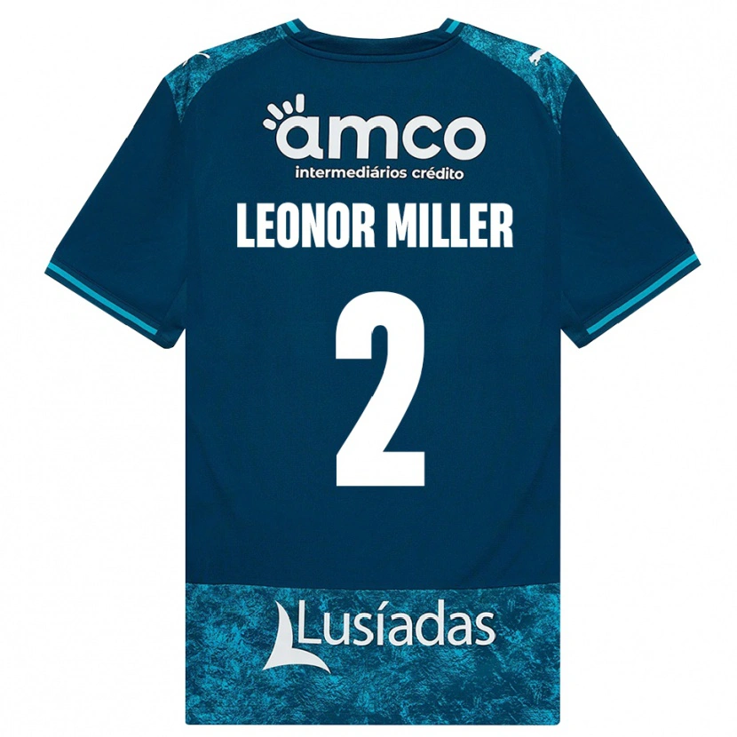 Danxen Criança Camisola Maria Leonor #2 Darkslategray Mediumturquoise Alternativa 2026/27 Camisa Brasil