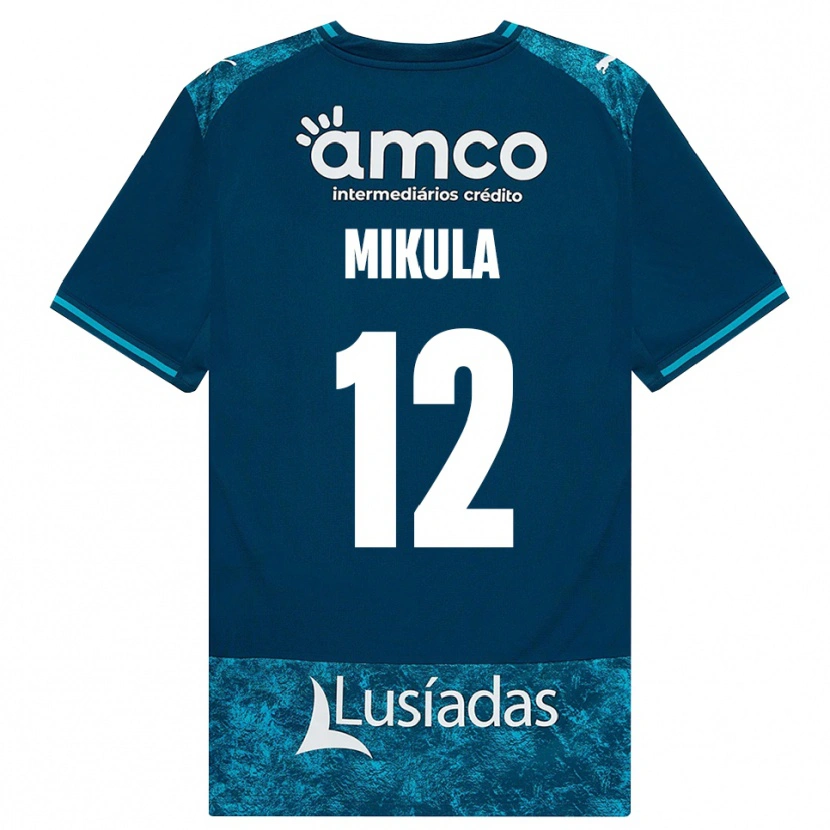 Danxen Criança Camisola Matviy Mikula #12 Darkslategray Mediumturquoise Alternativa 2026/27 Camisa Brasil