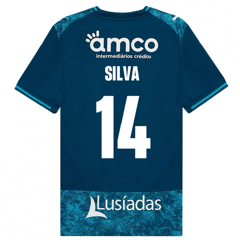 Danxen Criança Camisola Dolores Silva #14 Darkslategray Mediumturquoise Alternativa 2026/27 Camisa Brasil