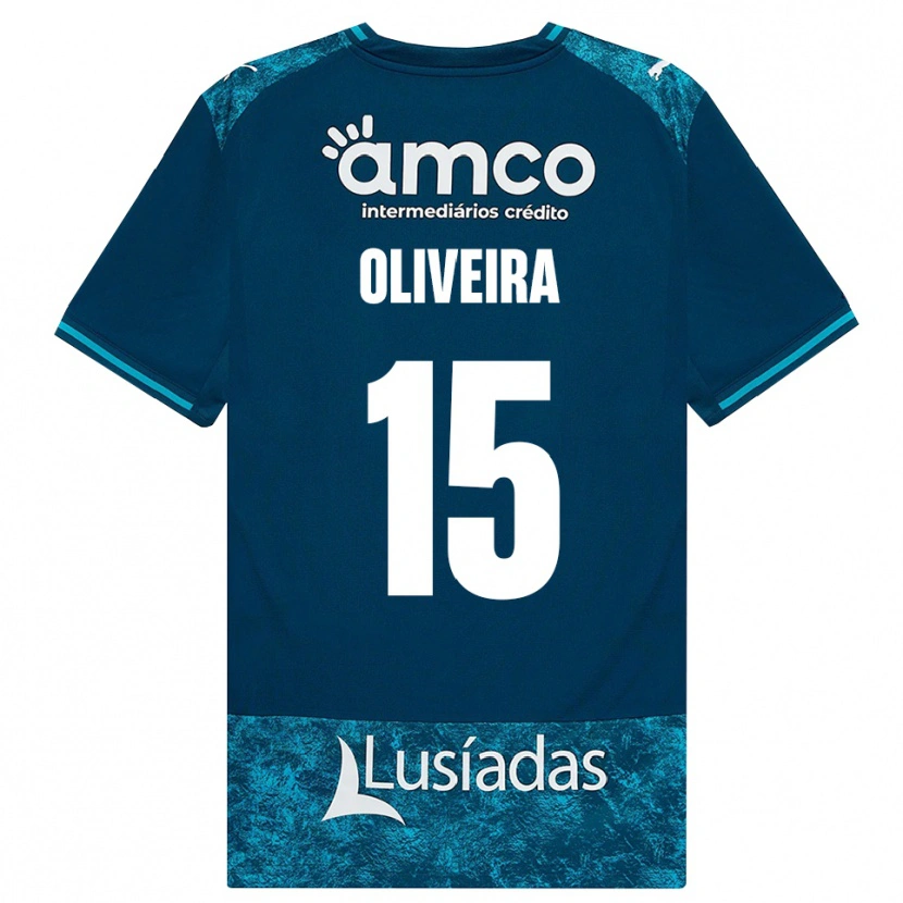 Danxen Criança Camisola Paulo Oliveira #15 Darkslategray Mediumturquoise Alternativa 2026/27 Camisa Brasil