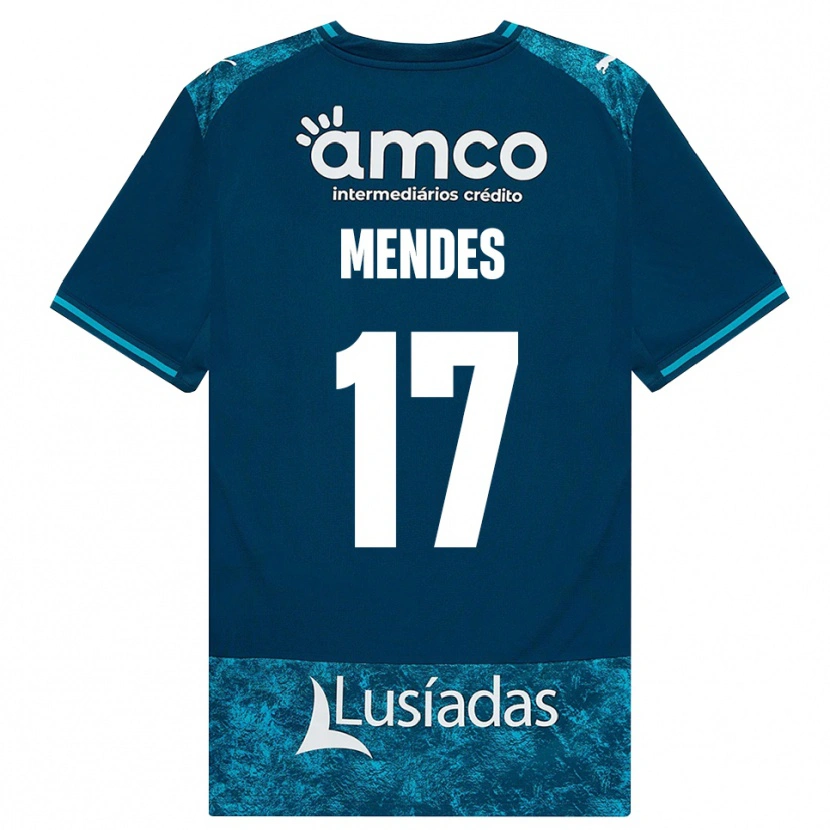 Danxen Criança Camisola Joe Mendes #17 Darkslategray Mediumturquoise Alternativa 2026/27 Camisa Brasil