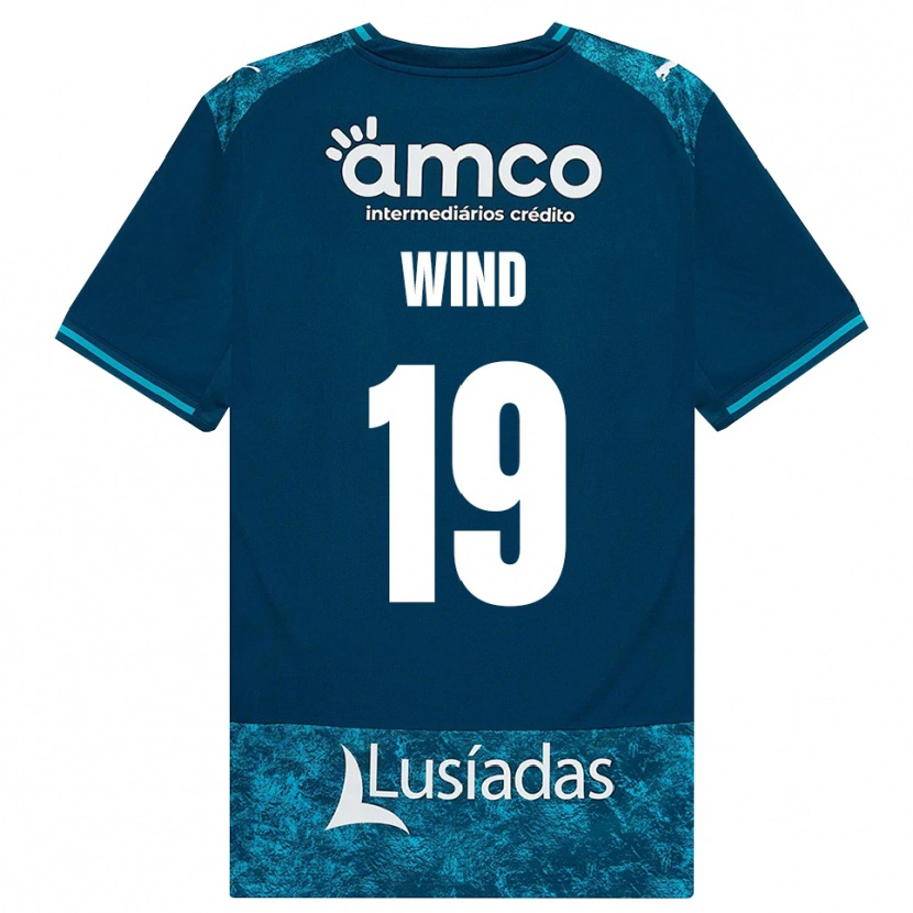Danxen Criança Camisola Jonas Wind #19 Darkslategray Mediumturquoise Alternativa 2026/27 Camisa Brasil