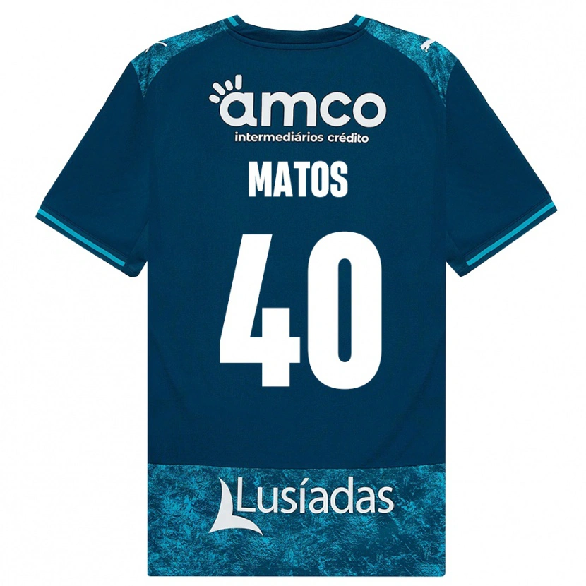 Danxen Criança Camisola João Matos #40 Darkslategray Mediumturquoise Alternativa 2026/27 Camisa Brasil