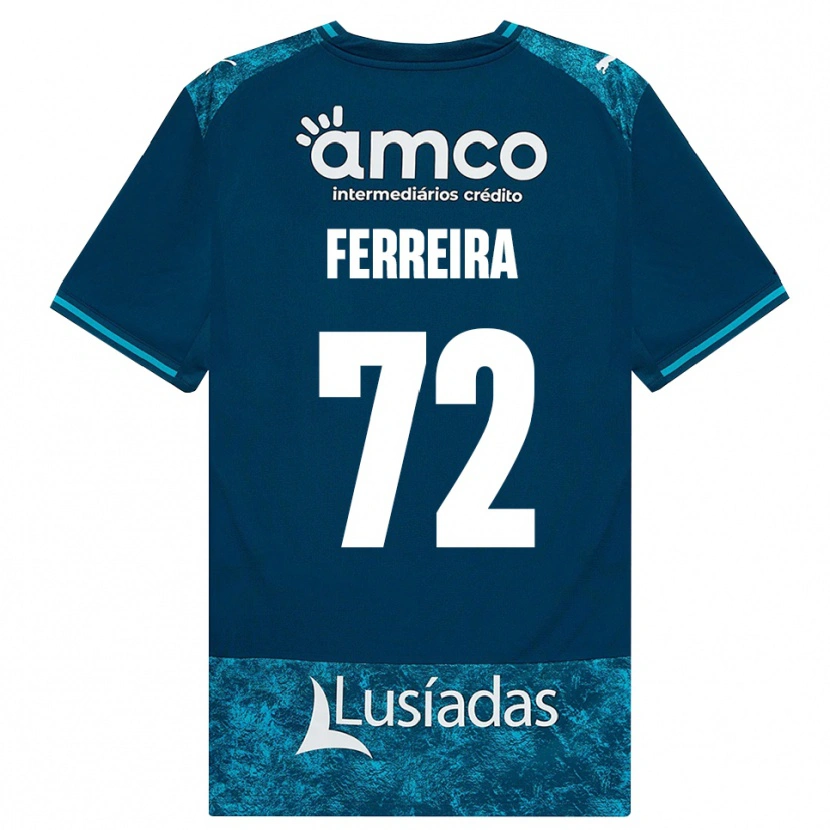 Danxen Criança Camisola André Ferreira #72 Darkslategray Mediumturquoise Alternativa 2026/27 Camisa Brasil