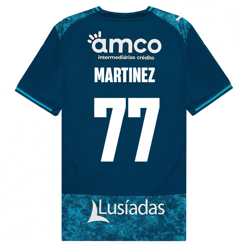 Danxen Criança Camisola Gabri Martínez #77 Darkslategray Mediumturquoise Alternativa 2026/27 Camisa Brasil
