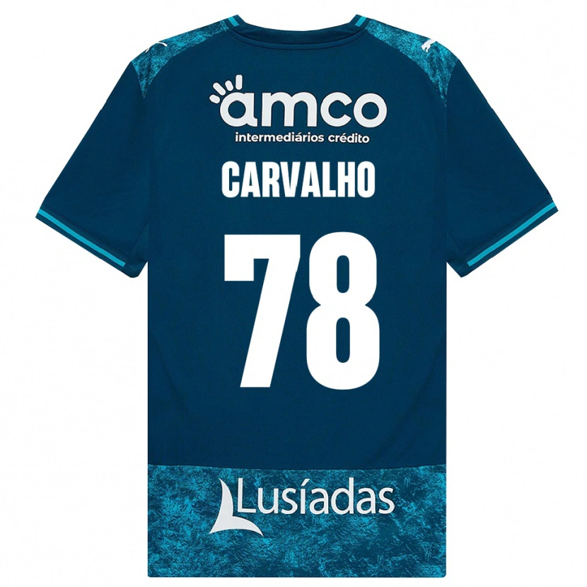 Danxen Criança Camisola João Carvalho #78 Darkslategray Mediumturquoise Alternativa 2026/27 Camisa Brasil