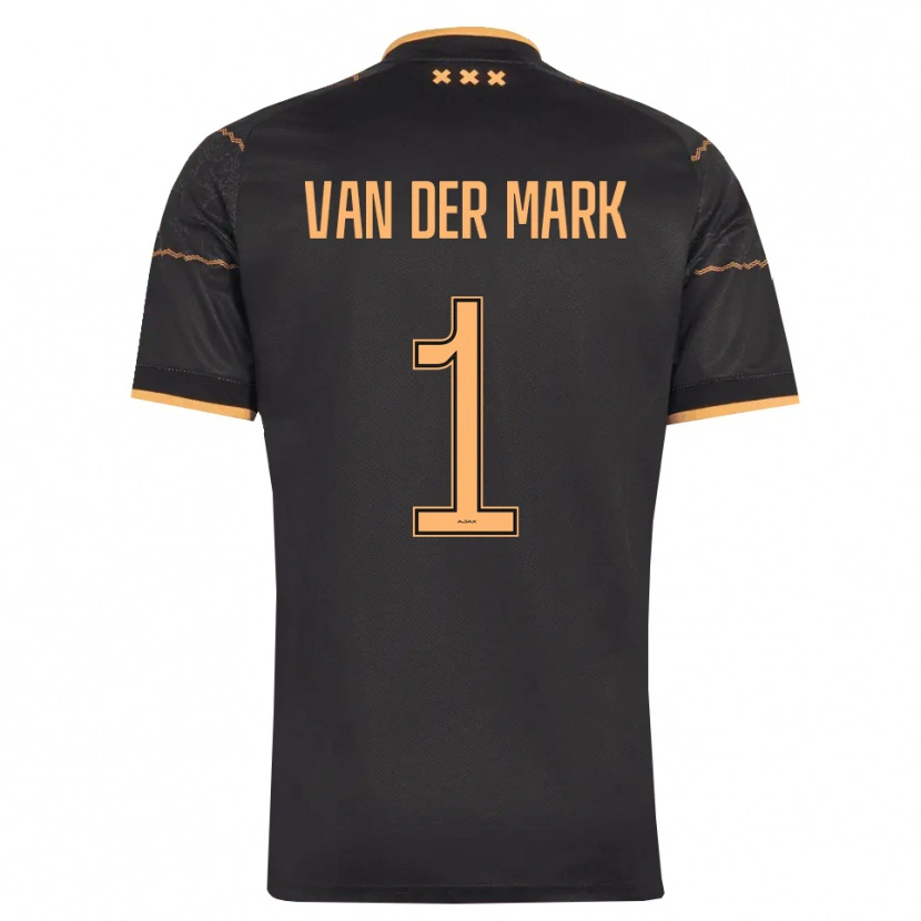 Danxen Criança Camisola Jesper Van Der Mark #1 Preto Laranja Alternativa 2026/27 Camisa Brasil