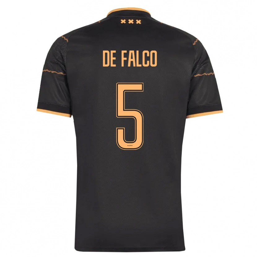 Danxen Criança Camisola Sinclair De Falco #5 Preto Laranja Alternativa 2026/27 Camisa Brasil