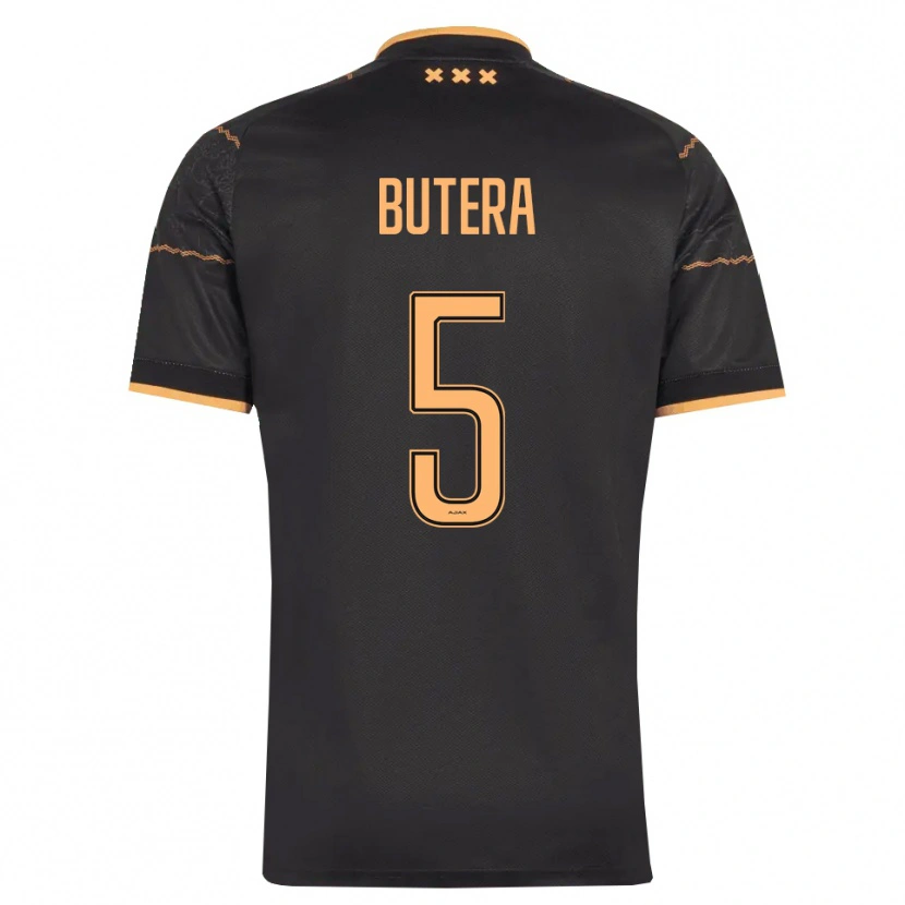 Danxen Criança Camisola Ethan Butera #5 Preto Laranja Alternativa 2026/27 Camisa Brasil