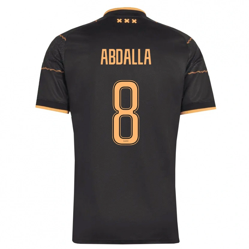 Danxen Criança Camisola Mohamed Abdalla #8 Preto Laranja Alternativa 2026/27 Camisa Brasil