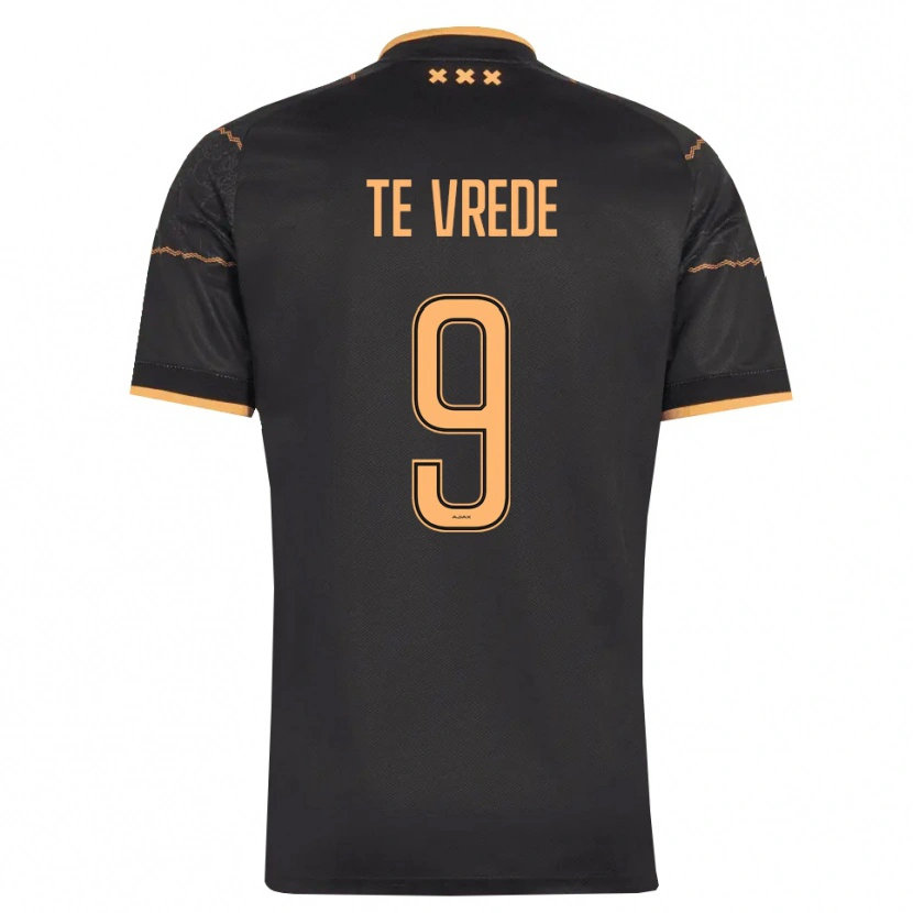 Danxen Criança Camisola Mitchell Te Vrede #9 Preto Laranja Alternativa 2026/27 Camisa Brasil