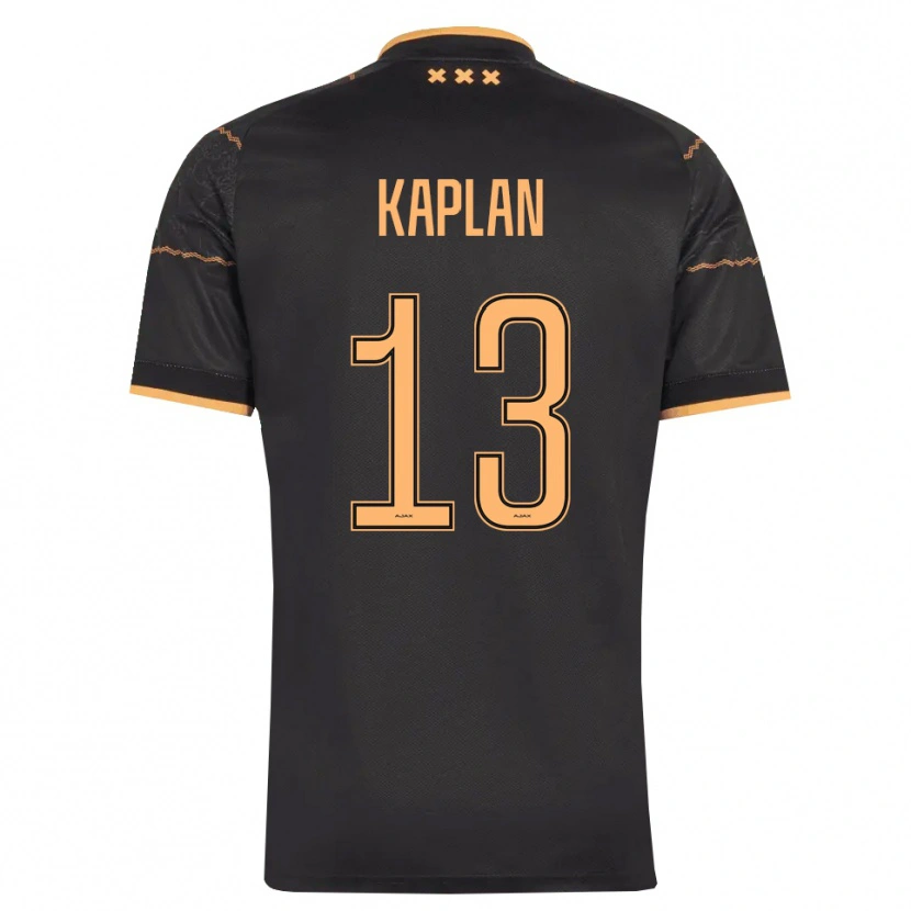 Danxen Criança Camisola Ahmetcan Kaplan #13 Preto Laranja Alternativa 2026/27 Camisa Brasil