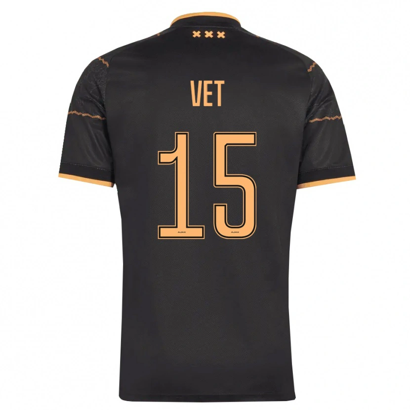 Danxen Criança Camisola Javier Vet #15 Preto Laranja Alternativa 2026/27 Camisa Brasil