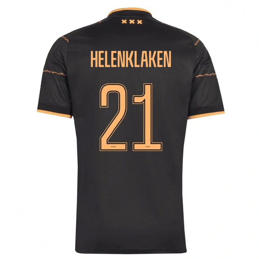 Danxen Criança Camisola Sjors Helenklaken #21 Preto Laranja Alternativa 2026/27 Camisa Brasil