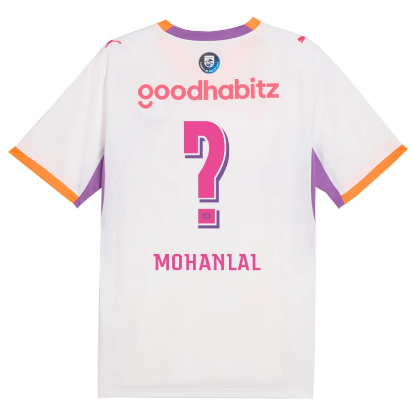 Danxen Criança Camisola Pawan Mohanlal #0 Branco Roxo Laranja Alternativa 2026/27 Camisa Brasil