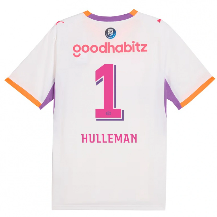 Danxen Criança Camisola Daan Hulleman #1 Branco Roxo Laranja Alternativa 2026/27 Camisa Brasil