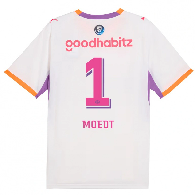 Danxen Criança Camisola Eskil Moedt #1 Branco Roxo Laranja Alternativa 2026/27 Camisa Brasil