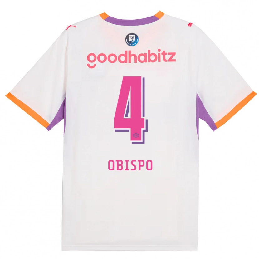 Danxen Criança Camisola Armando Obispo #4 Branco Roxo Laranja Alternativa 2026/27 Camisa Brasil