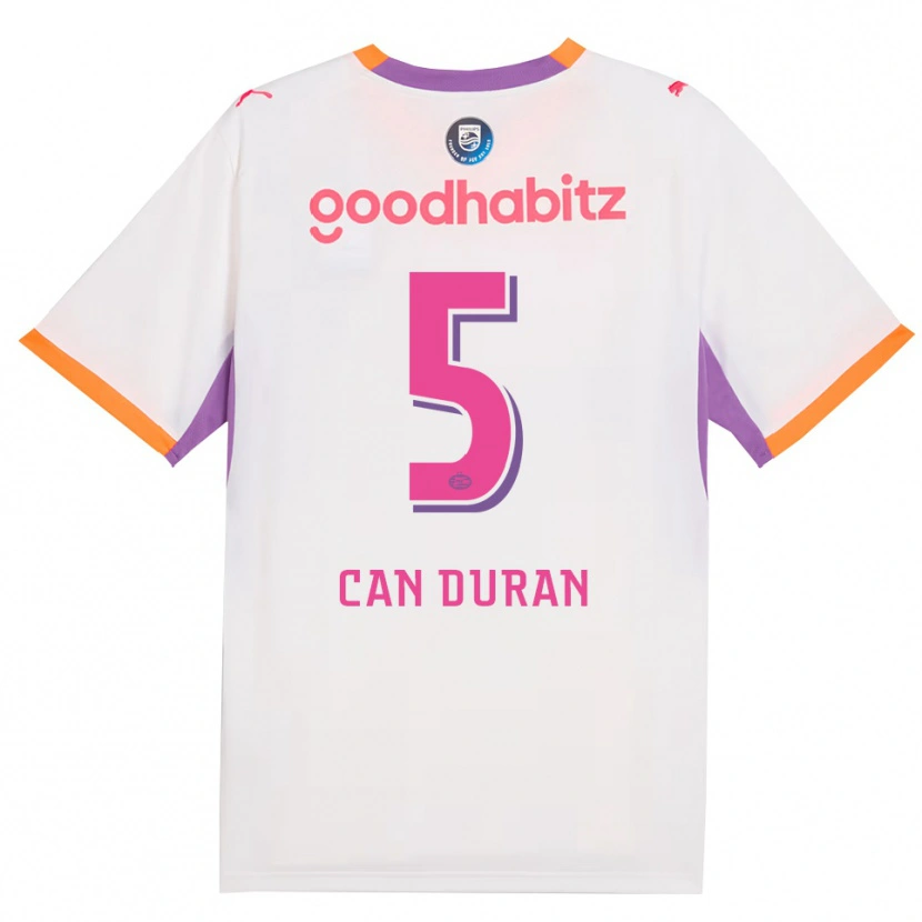 Danxen Criança Camisola Emre Can Duran #5 Branco Roxo Laranja Alternativa 2026/27 Camisa Brasil