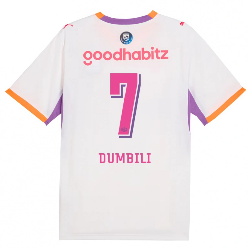Danxen Criança Camisola Samuel Dumbili #7 Branco Roxo Laranja Alternativa 2026/27 Camisa Brasil