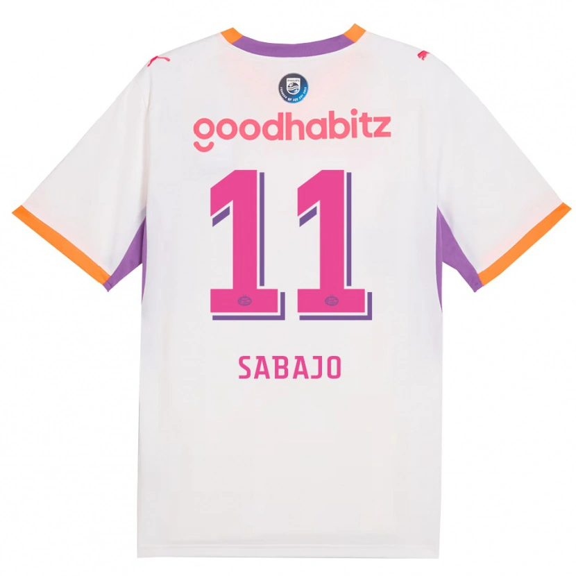 Danxen Criança Camisola Givenciyo Sabajo #11 Branco Roxo Laranja Alternativa 2026/27 Camisa Brasil