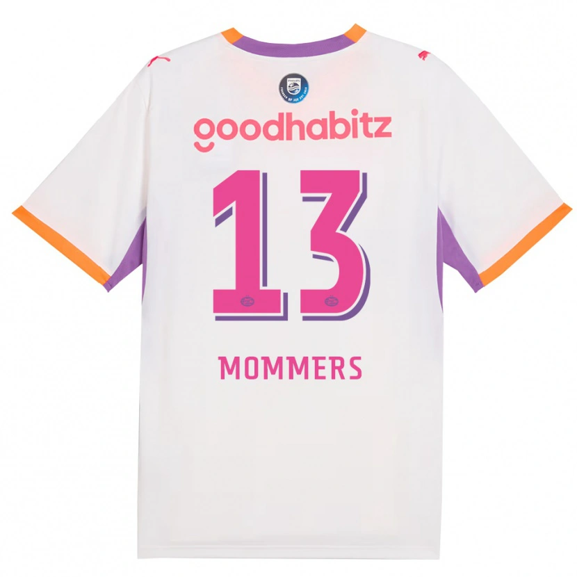 Danxen Criança Camisola Ryan Mommers #13 Branco Roxo Laranja Alternativa 2026/27 Camisa Brasil
