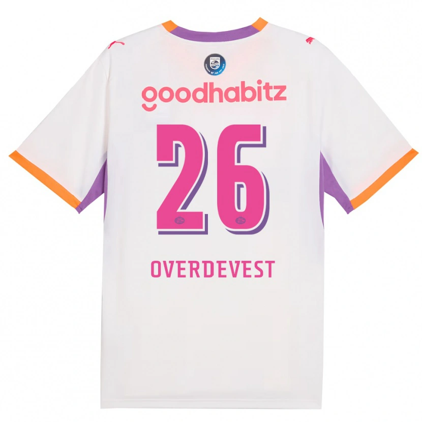 Danxen Criança Camisola Marco Overdevest #26 Branco Roxo Laranja Alternativa 2026/27 Camisa Brasil