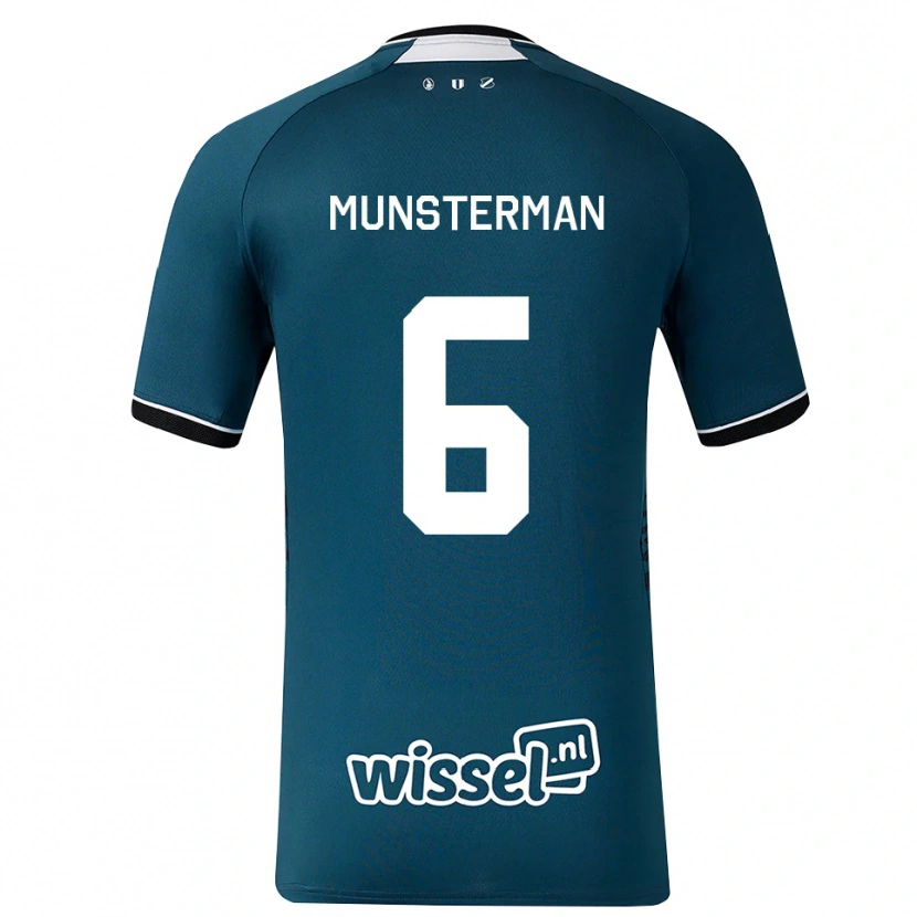 Danxen Criança Camisola Marthe Munsterman #6 Darkslategray Branco Alternativa 2026/27 Camisa Brasil