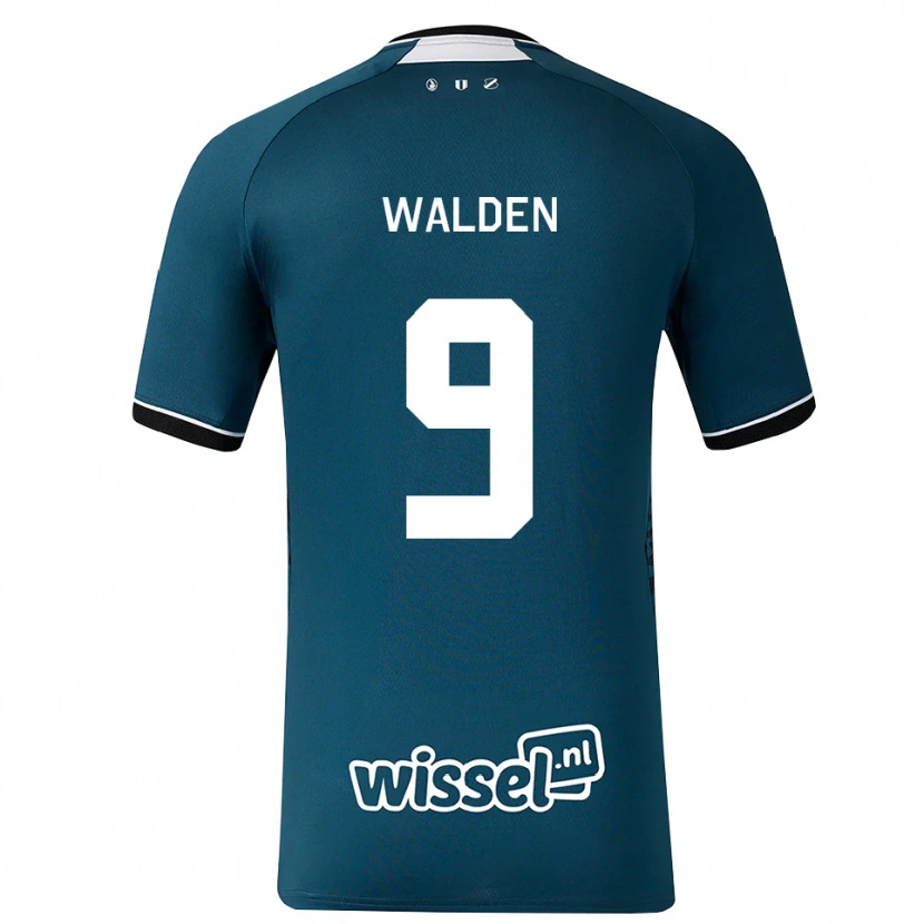 Danxen Criança Camisola Kane Walden #9 Darkslategray Branco Alternativa 2026/27 Camisa Brasil