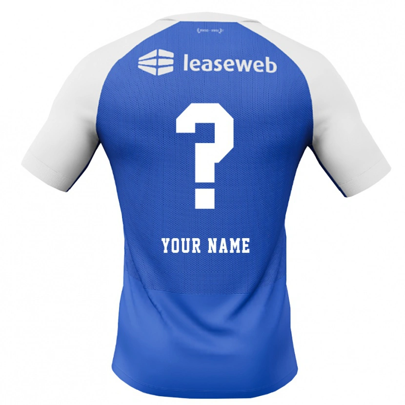 Danxen Criança Camisola Seu Nome #0 Dodgerblue Vermelho Branco Alternativa 2026/27 Camisa Brasil