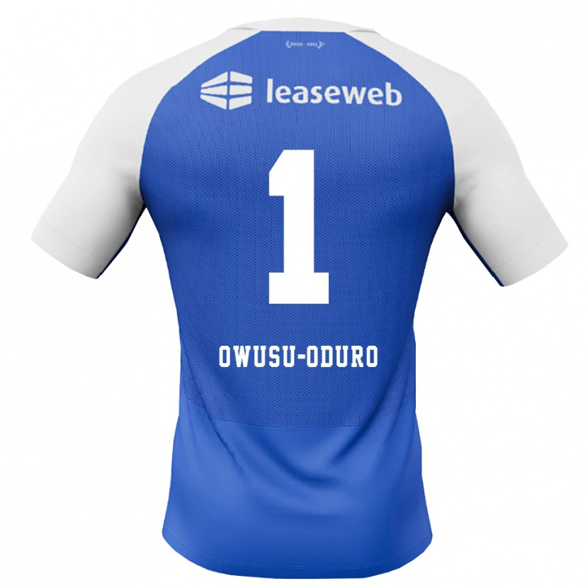 Danxen Criança Camisola Rome-Jayden Owusu-Oduro #1 Dodgerblue Vermelho Branco Alternativa 2026/27 Camisa Brasil