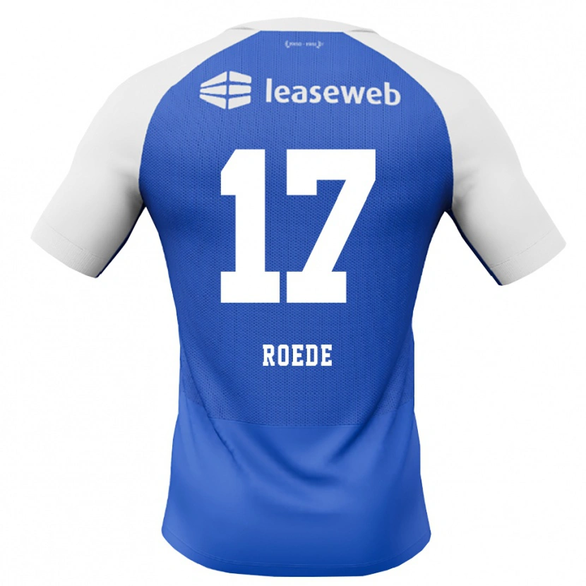 Danxen Criança Camisola Melle Roede #17 Dodgerblue Vermelho Branco Alternativa 2026/27 Camisa Brasil