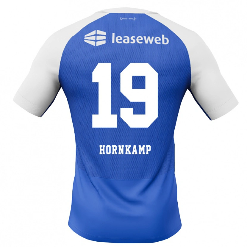 Danxen Criança Camisola Jizz Hornkamp #19 Dodgerblue Vermelho Branco Alternativa 2026/27 Camisa Brasil