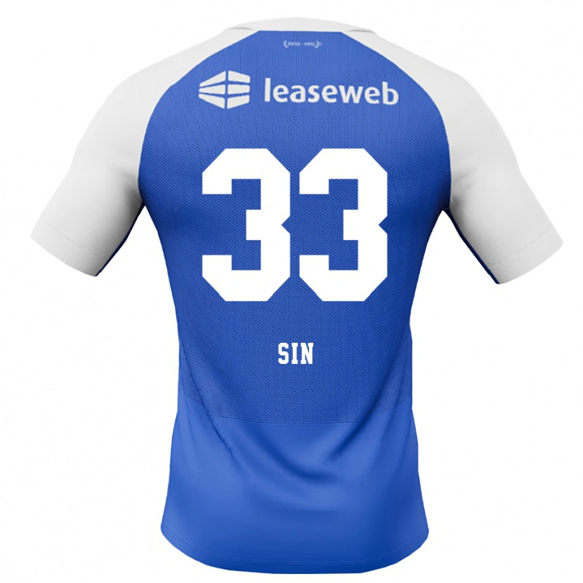 Danxen Criança Camisola Matej Sin #33 Dodgerblue Vermelho Branco Alternativa 2026/27 Camisa Brasil