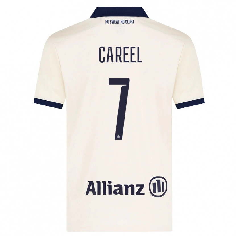 Danxen Criança Camisola Oona Careel #7 Beige Preto Alternativa 2026/27 Camisa Brasil