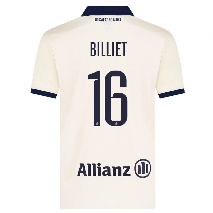 Danxen Criança Camisola Jonah Billiet #16 Beige Preto Alternativa 2026/27 Camisa Brasil