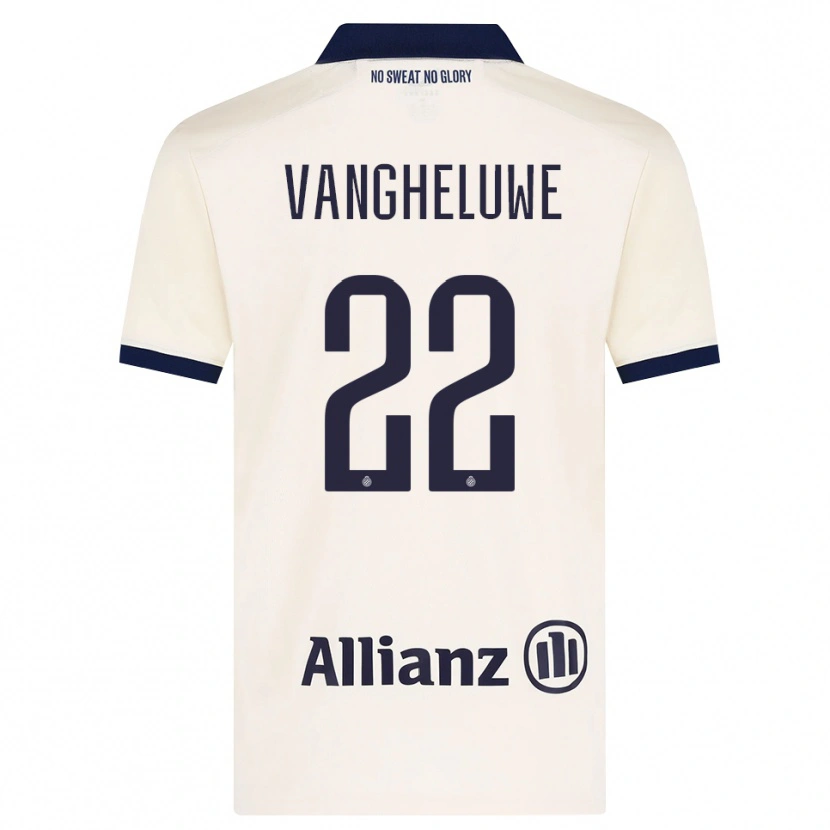 Danxen Criança Camisola Jody Vangheluwe #22 Beige Preto Alternativa 2026/27 Camisa Brasil