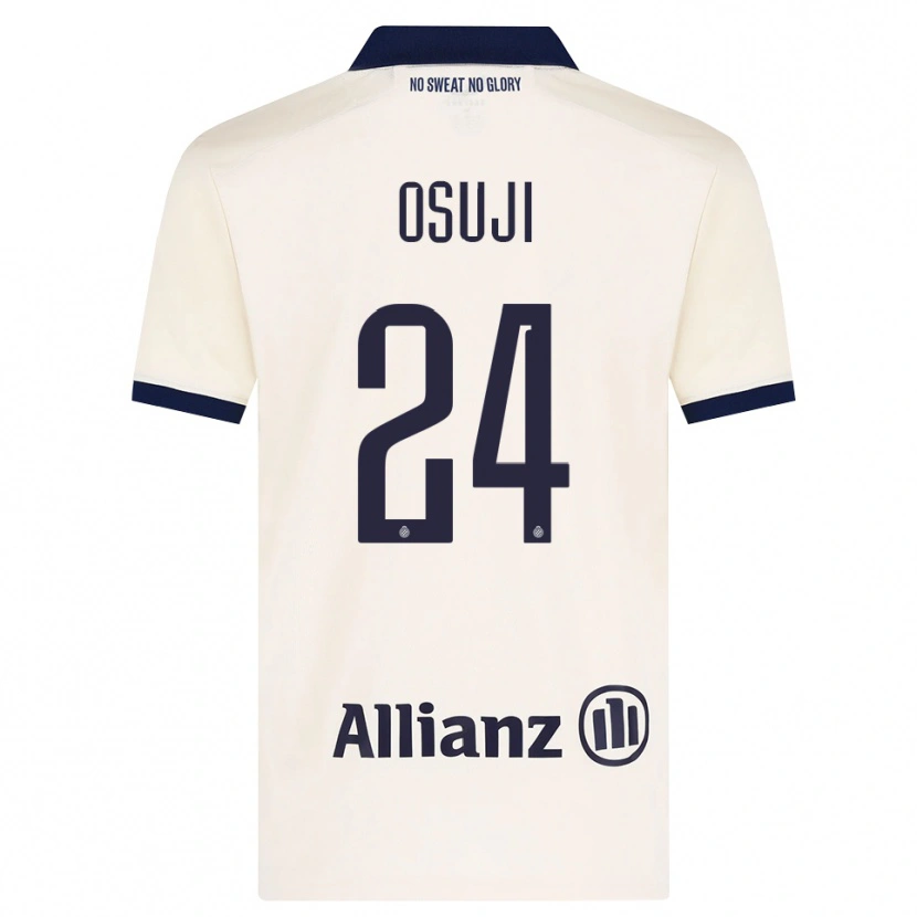 Danxen Criança Camisola Vince Osuji #24 Beige Preto Alternativa 2026/27 Camisa Brasil