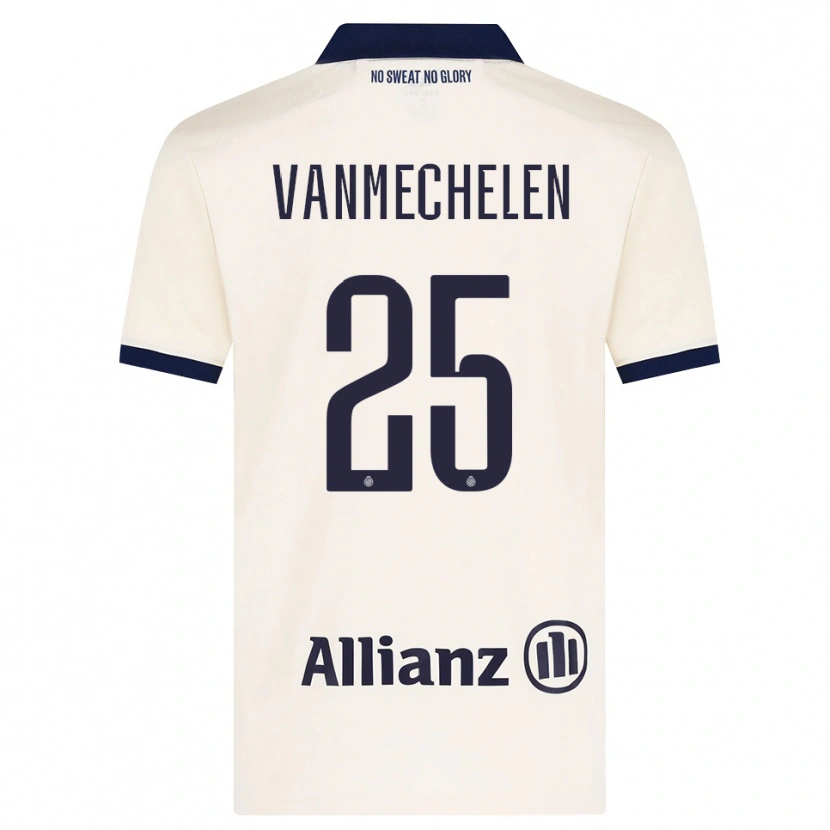 Danxen Criança Camisola Davinia Vanmechelen #25 Beige Preto Alternativa 2026/27 Camisa Brasil