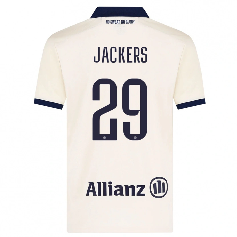 Danxen Criança Camisola Nordin Jackers #29 Beige Preto Alternativa 2026/27 Camisa Brasil