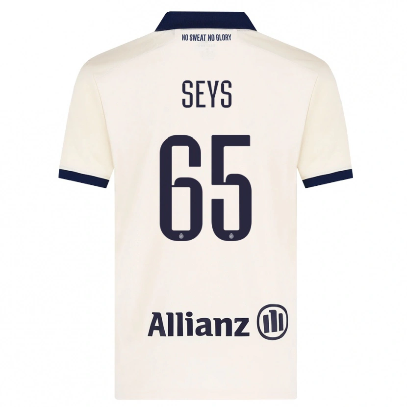 Danxen Criança Camisola Joaquin Seys #65 Beige Preto Alternativa 2026/27 Camisa Brasil