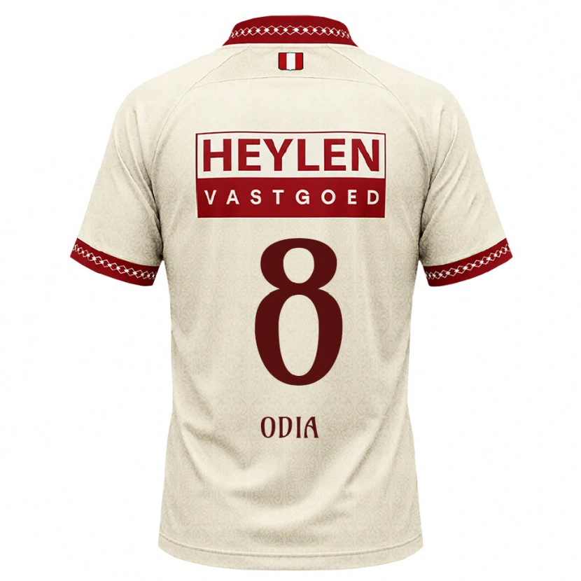 Danxen Criança Camisola Dre Odia #8 Beige Vermelho Alternativa 2026/27 Camisa Brasil