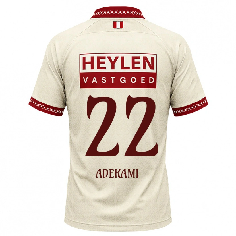 Danxen Criança Camisola Farouck Adekami #22 Beige Vermelho Alternativa 2026/27 Camisa Brasil