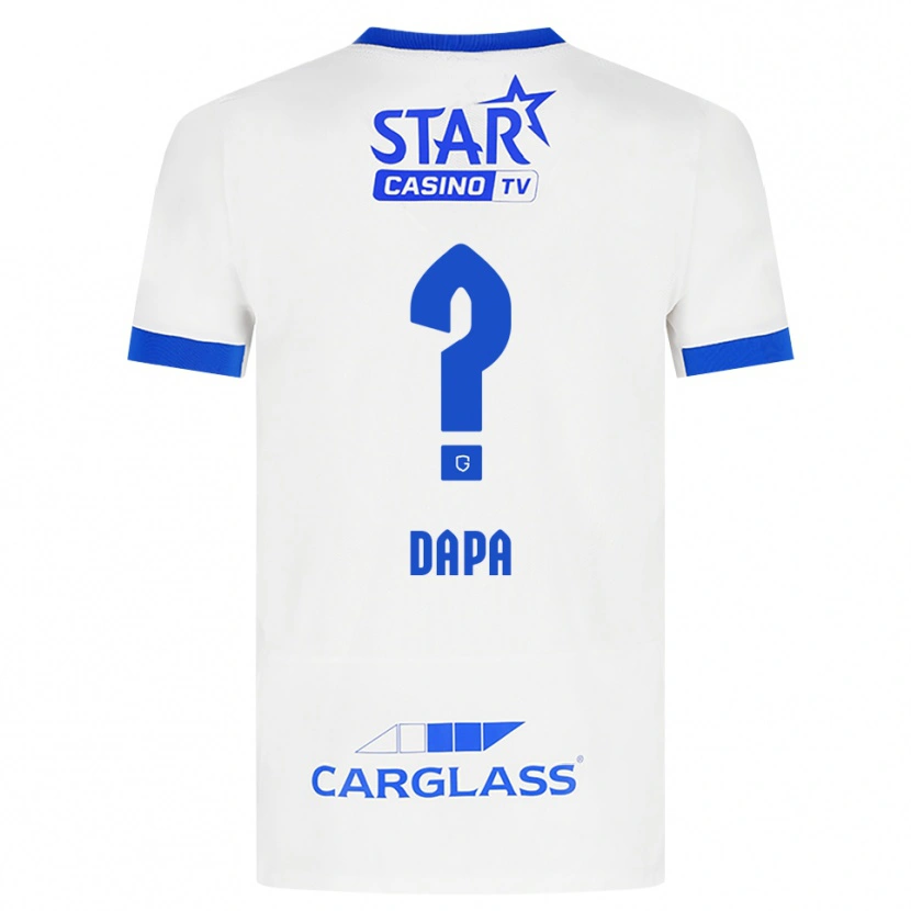 Danxen Criança Camisola Melvyn Dapa #0 Branco Azul Alternativa 2026/27 Camisa Brasil