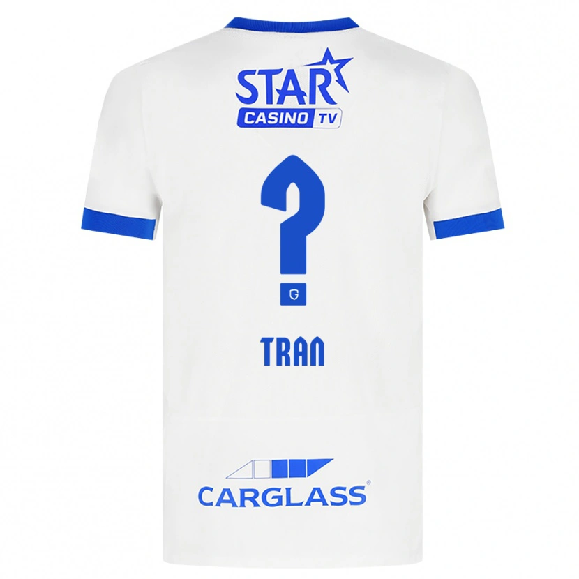 Danxen Criança Camisola Lenn-Minh Tran #0 Branco Azul Alternativa 2026/27 Camisa Brasil
